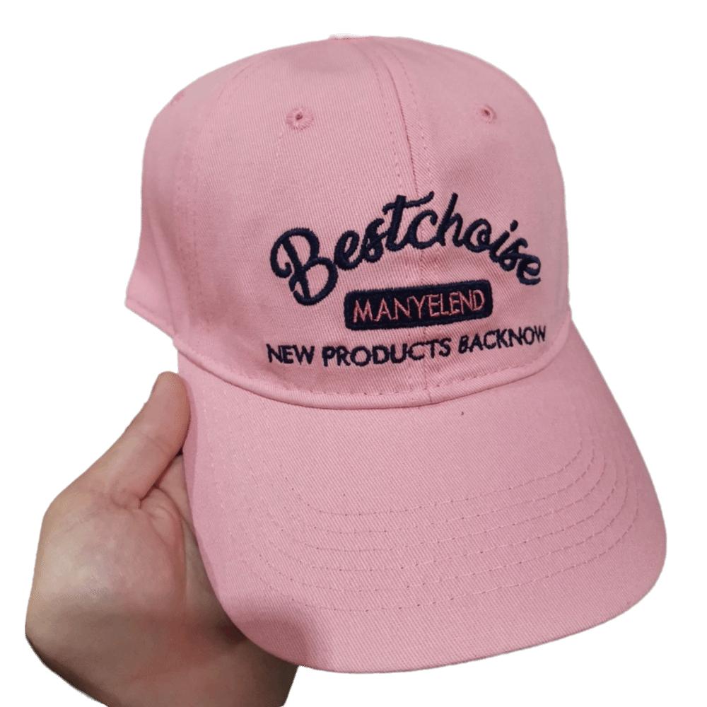 Cotton Embroidery Letter Baseball Cap Embroidered Peaked Cap Simple Sun Hat Men