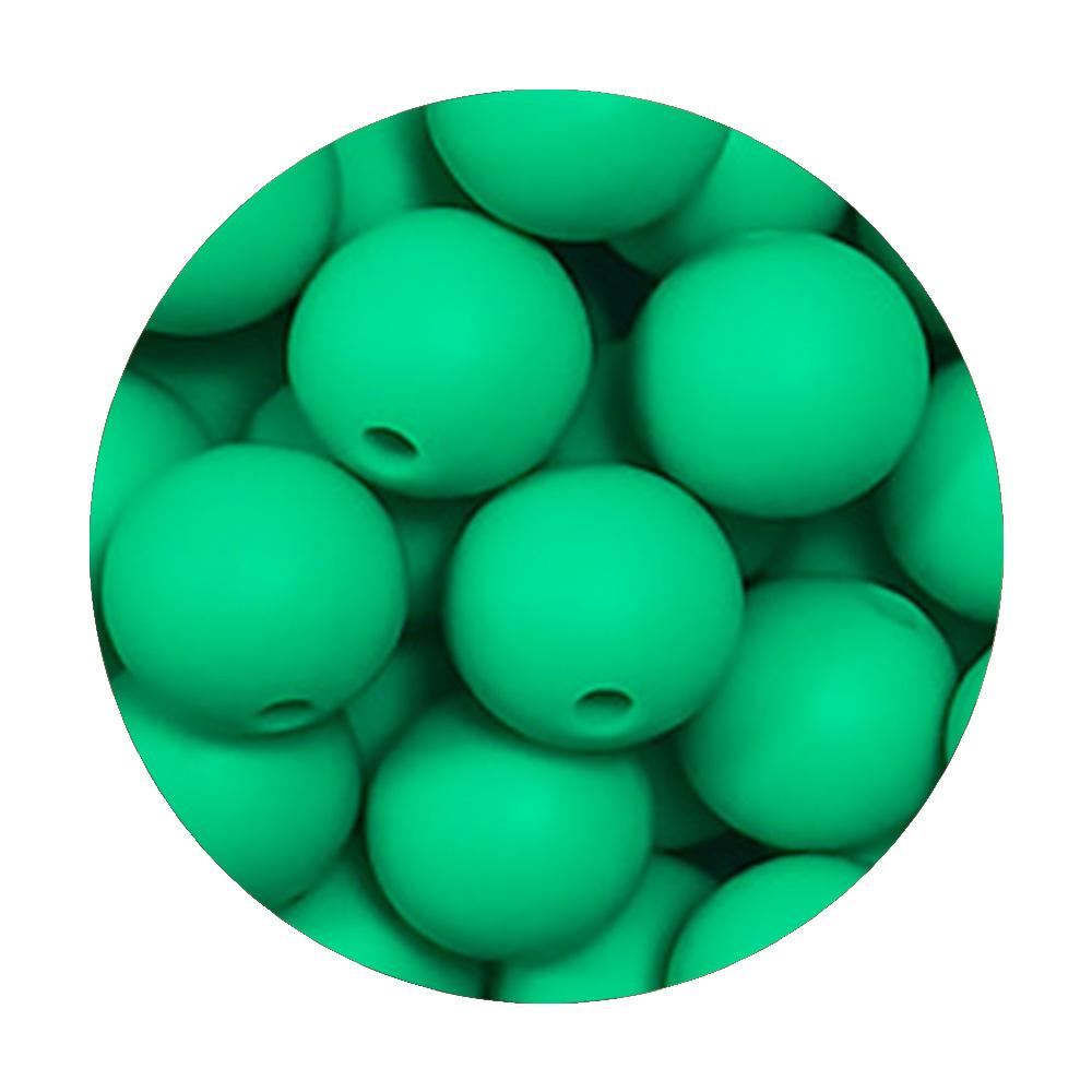 50Pcs/lot 9/12/15mm Loose Beads Silicone Round Beads Pearl Beads Food Grade For Jewelry Making DIY Handmade Accessories