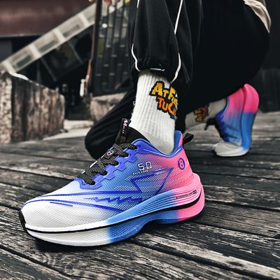 Rote Rabbit Pro Laufschuhe Sommer Atmungsaktiv Professionell Marathon Rennen Echte Explosive Karbonplatten Schuhe Studenten Sneaker