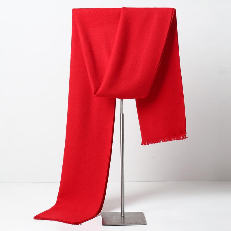 Men's Winter Plaid Imitation Cashmere Scarf - Warm, Casual Accessory