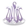 Bottle Drying Rack Swan Mugs Storage Holder Decorative Bottle Draining Rack For Counter Cleaning Travel Over-Sink Table