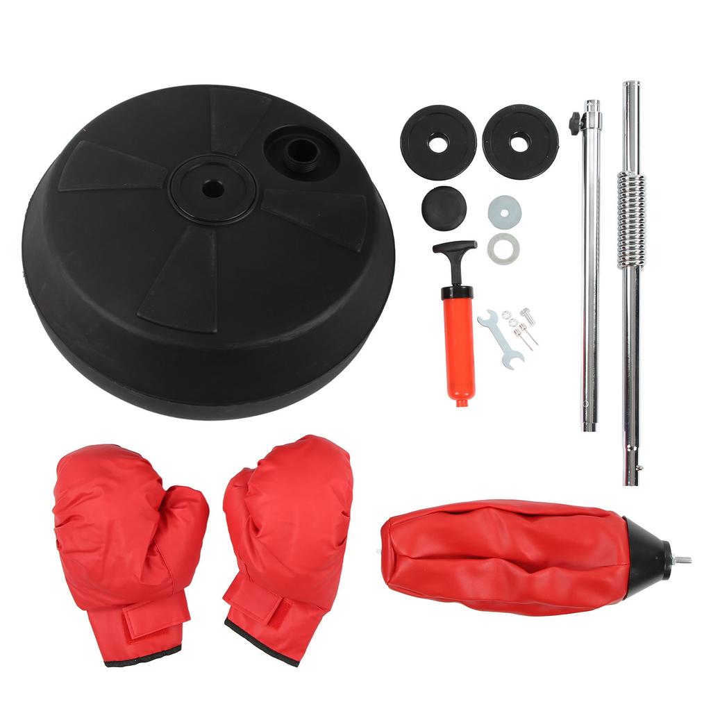 Punching Bag with Stand Gloves Boxing Punching Bag Adjustable Vertical Boxing Ball for Kids Adults