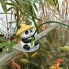 Cute Panda Fishing Ornaments Beside The Fish Tank, Hanging Fish Pond Rockery, Outdoor Garden Decorative Ornaments