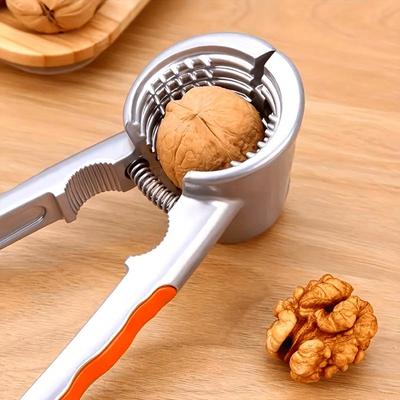 1pc Walnut Cracker Nut Cracker Pecan Snap  Pecan Cracker Chestnut Opener Hazelnut Peeling Pliers, Multi-functional Thickened,