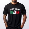 Im Not Yelling Im Italian Funny Italian Heritage Gift Luxury Designer SOFT Harajuku Oversized Normal