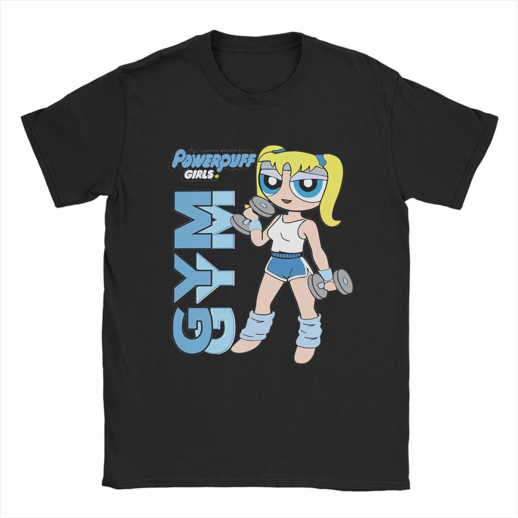The P-Powerpuffs Girls  T-Shirts for Men  Vintage 100% Cotton Tee Shirt O Neck Short Sleeve T Shirt Birthday Gift Clothes