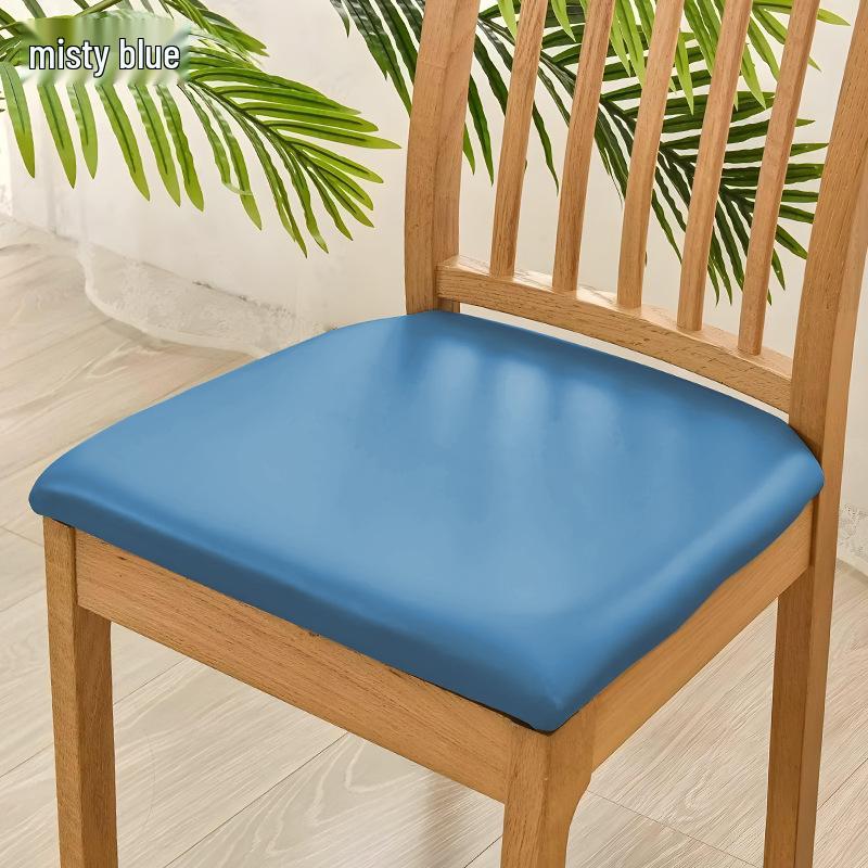 Waterproof PU Leather Chair Cushion Cover - Universal Protective Stool Seat Wrap