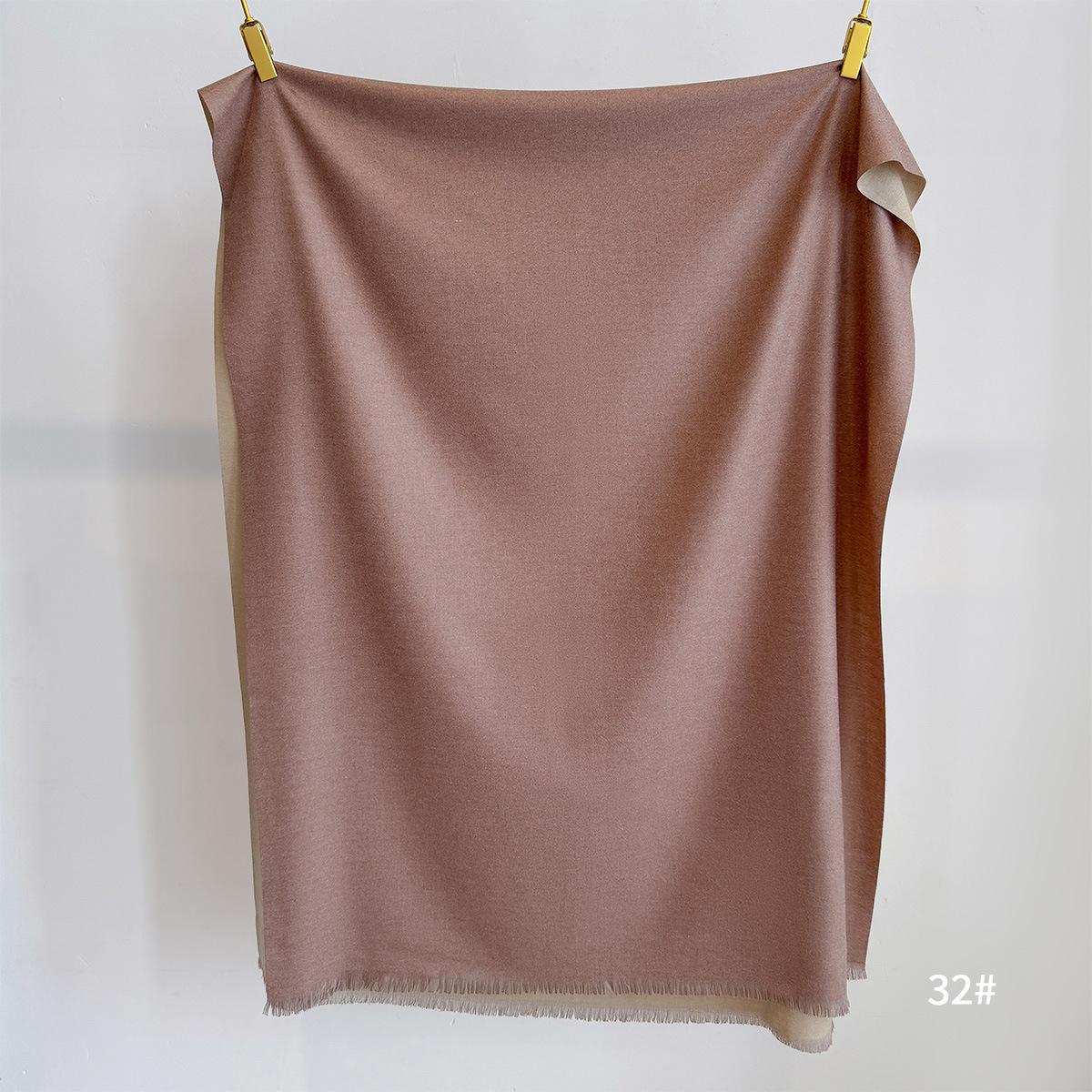 Winter Warmer Kaschmir Doppelseitiger Einfarbiger Schal Für Damen Verdickter Warmer Schal Vielseitiges Weiches Und Klebriges Tuch One Size gray