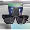 1Pc car glasses clip sunglasses clip multi-function sunglasses clip PU car glasses clip card ticket car interior clip