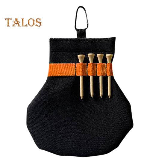 Porta Tees para Bolas de Golfe Neoprene Bolsa para Bolas de Golfe com Clipe Acessórios de Golfe Portáteis Bolsa de Transporte para Golfistas