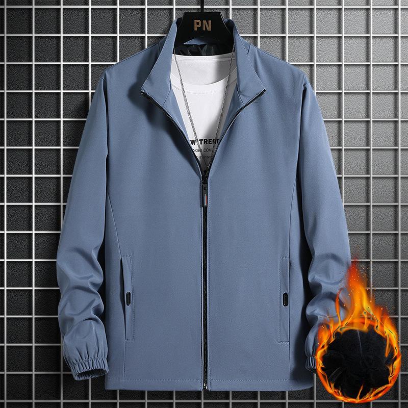 

Куртка без капюшона мужская весенне-осенняя большого размера мужская повседневная куртка-стойка 8XL