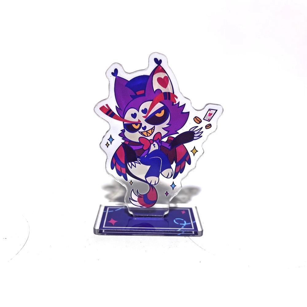 Anime Hazbin Hotel Alastor Morningstar Cosplay Stand Acrylic Cartoon Figure Standing Birthday Present Bag Decoration Collection To
