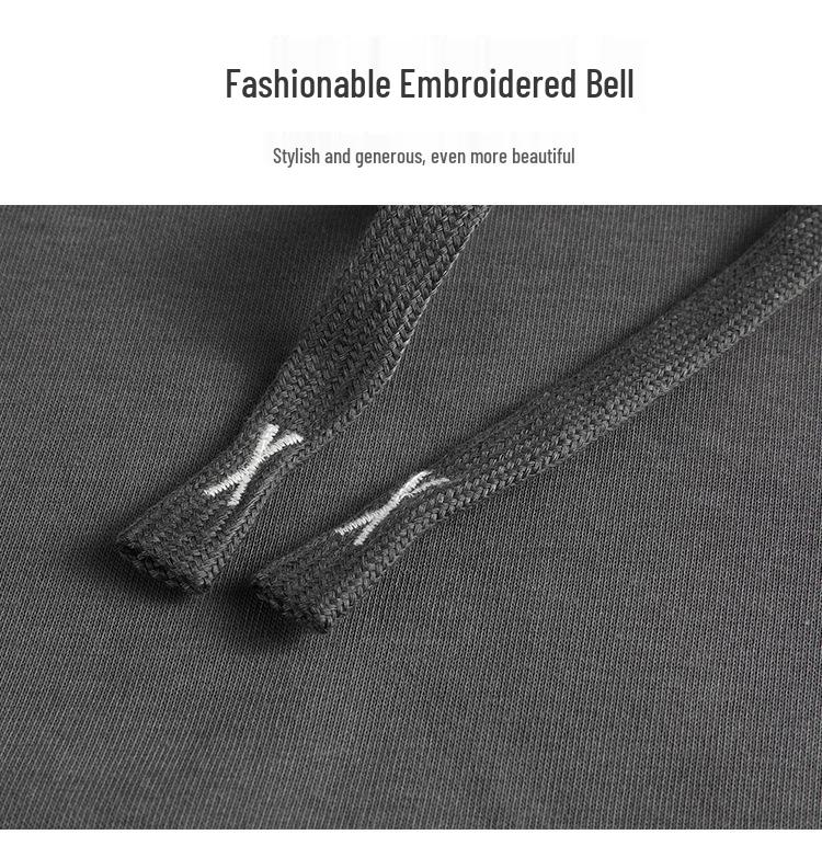 Customizable Men's Casual Loose Fit Hoodie 320g Cotton - Add Your Logo