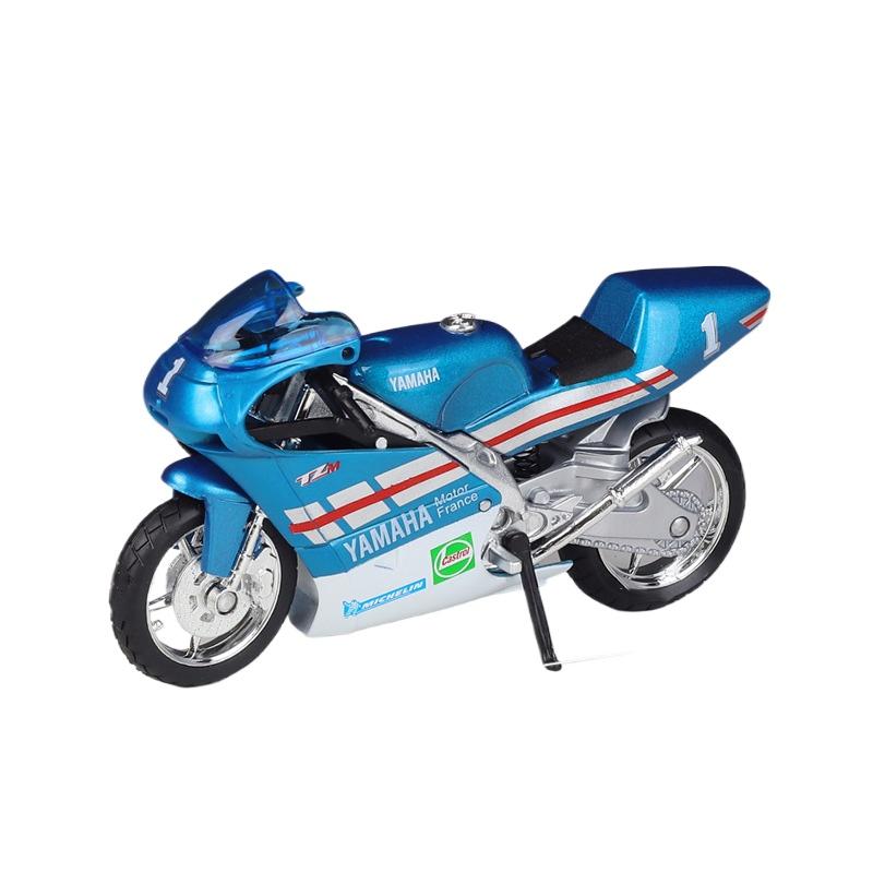 Welly 1/18 1994 Yamaha TZ250M Alloy Off Road Motorcycle Model Diecast Metal Static Collection Children Toy Car Wehicles Gifts