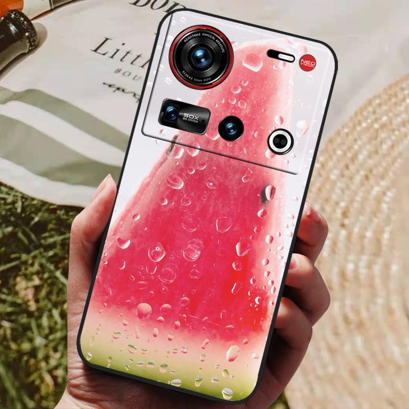Pro pouzdro ZTE Nubia Z70 Ultra 5G 6,85'' Černé silikonové TPU měkký kryt telefonu pro Nubia Z70 Ultra Ochranné zadní kryty Z 70 Ultra