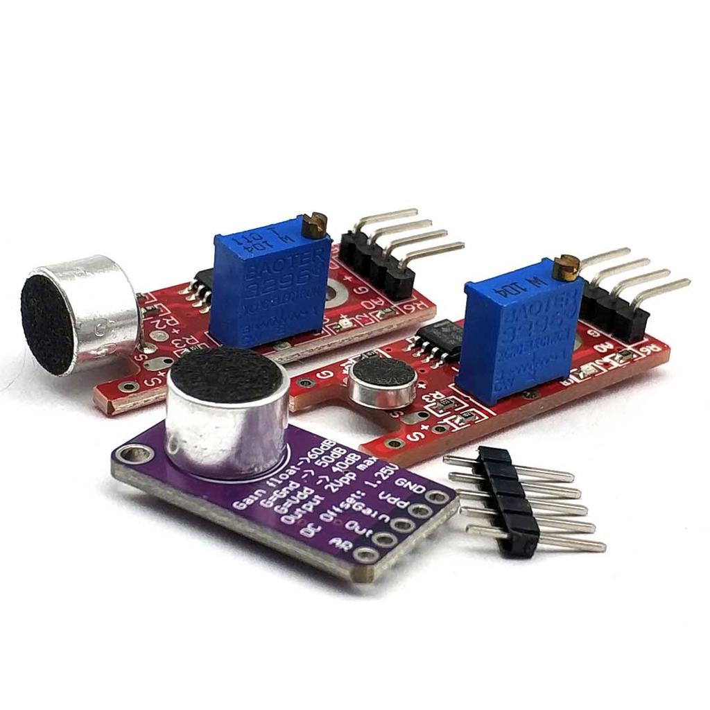 Lydsensormodul Lydkontrollsensor MAX4466 MAX9814 Bryterdeteksjon Vissellydbryter Mikrofonforsterker KY-037