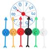 6PCS Pointer Plastic Rotating Arrow 10CM Board Game Arrow Card Game Spinner Arrow  School