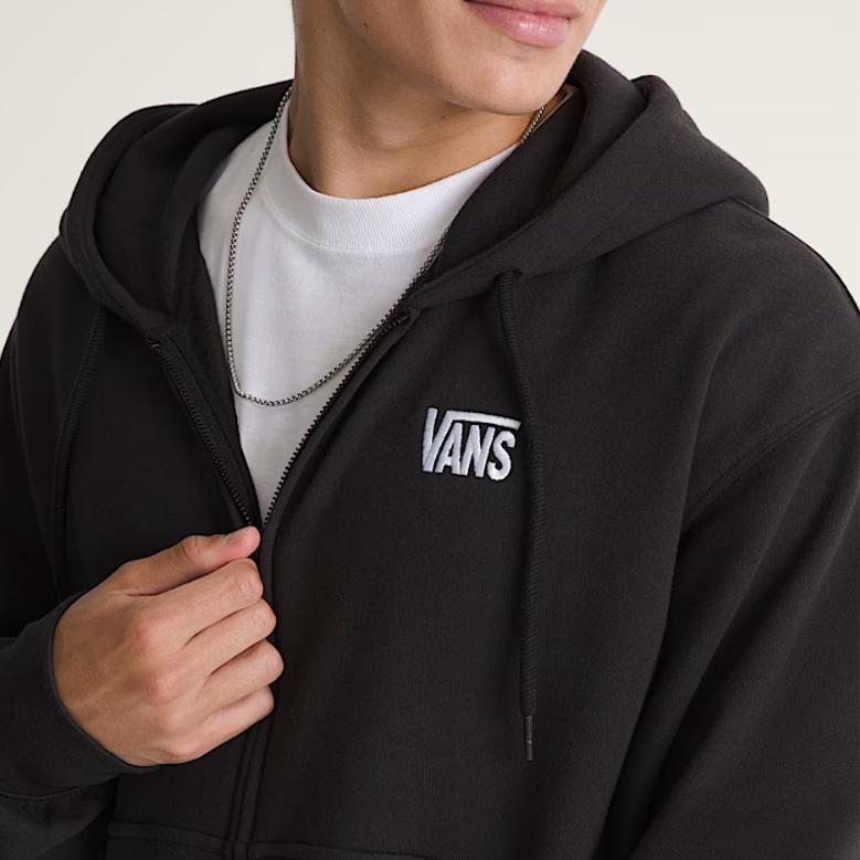 Vans Logo Zip Hoodie Men hoodies VN000ST6Y28