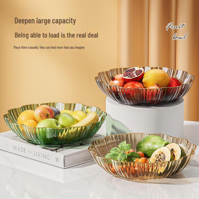 Ru Han Light Luxury New Year Flower Fruit Plate