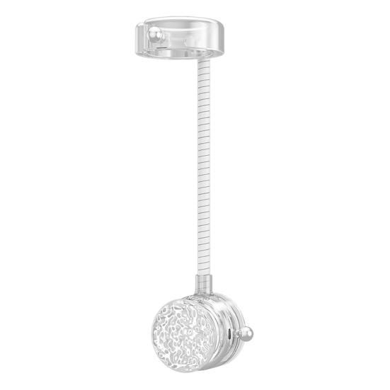 Wall Hair Dryer Holder Wall Mount Suction Cup Blow Dryer Stand Angle Adjustable Hair Dryer Hanger with Cable Storage for Bathroom Organization