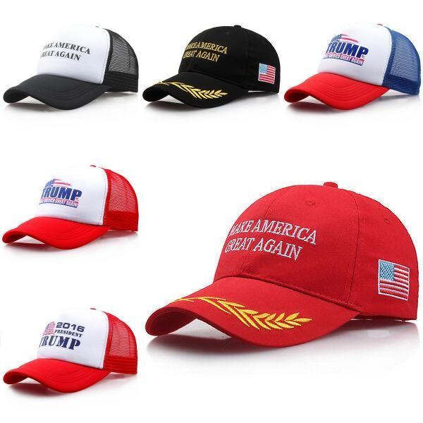 Printing Letter Hat Donald Trump Republican Adjustable Mesh Cap Fashion Gift