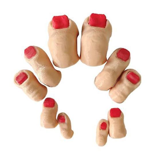 

10 Pcs Toe Charms for Shoes Hole Shoe Accessories Toes 3D Printed Toe Decorations Footwear Accessories for Kids And Adults 10 pcs червоний