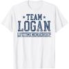Team Logan Lebenslanges Mitglied Personalisierter Nachname Nachname T-Shirt