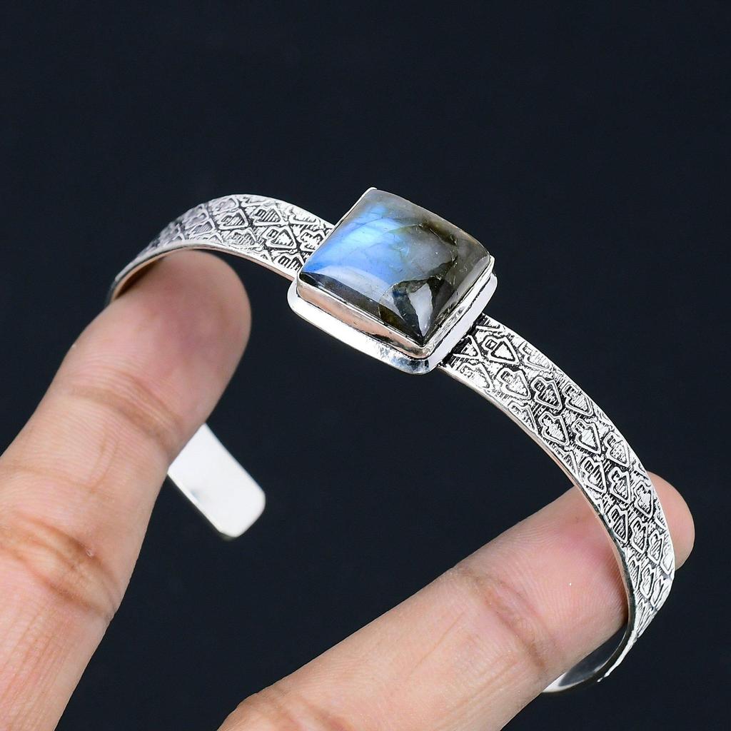 Tochtertagsangebot: 925er Silber, Labradorit-Edelstein, neues Armband zum Schwesterjubiläum