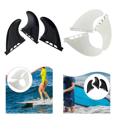 3 Stück Surfen Surfbrett Finnen Hohe Leistung Tragbar Ersatzteile Professionell Premium Ersatz Zubehör Schnellverschluss