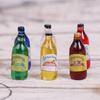 6Pcs 1/12 Dollhouse Miniature Resin Bottle Simulation Wine Bottle Model
