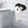 Gotisk Stil Toiletpapirholder Sort Serviet Opbevaringsstander Badeværelsesorganisator Boligdekoration