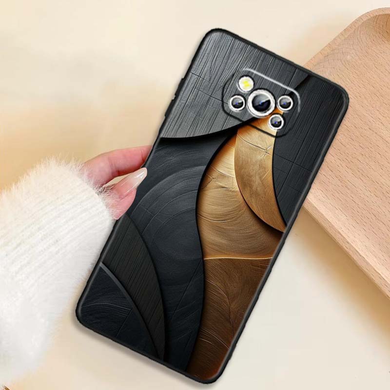 Vintage compass illustration For Xiaomi Mi Poco F3 F4 F5 F6 X3 X4 X5 X6 X7 M3 M4 M5 M6 M7 GT Pro 5G Black Phone Case