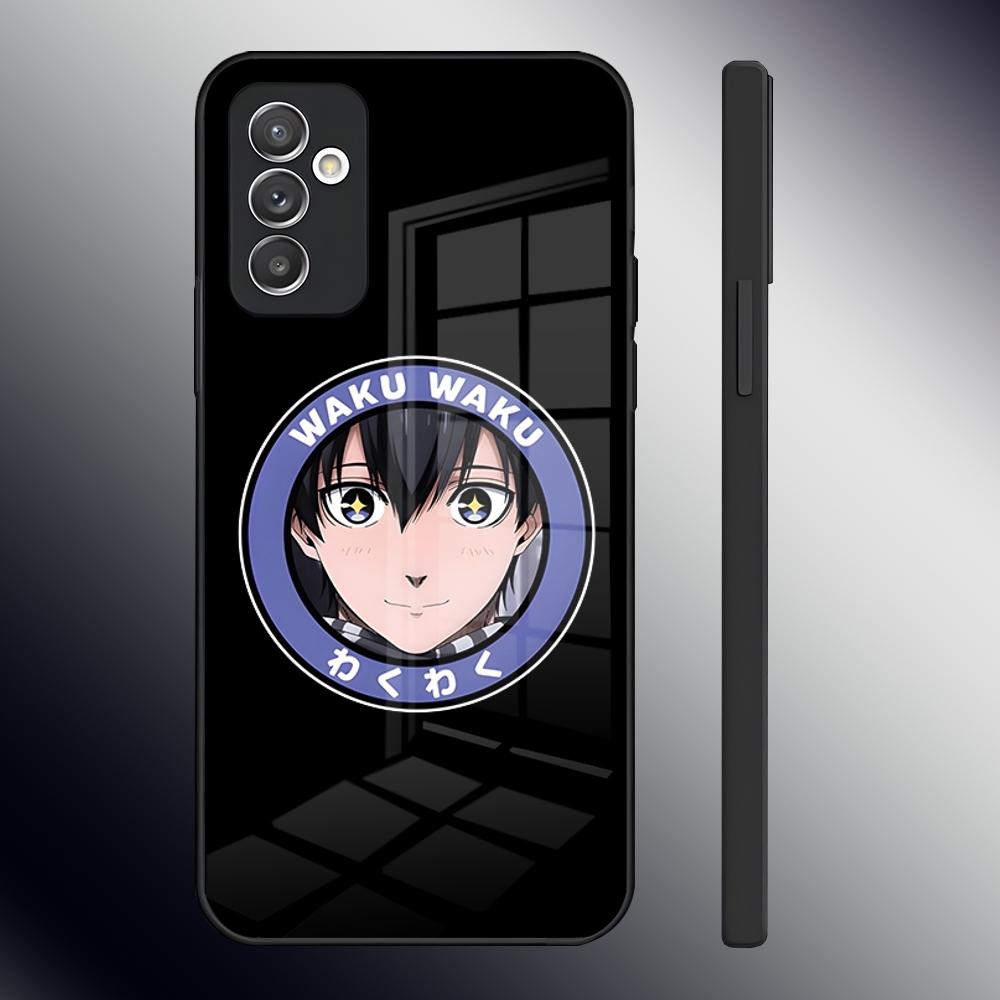 Blue Lock Anime Phone Case For Samsung S24 Ultra S23 S22 S20 Fe S21 Plus A54 A34 A24 A53 A13 A16 Glass Back Cover