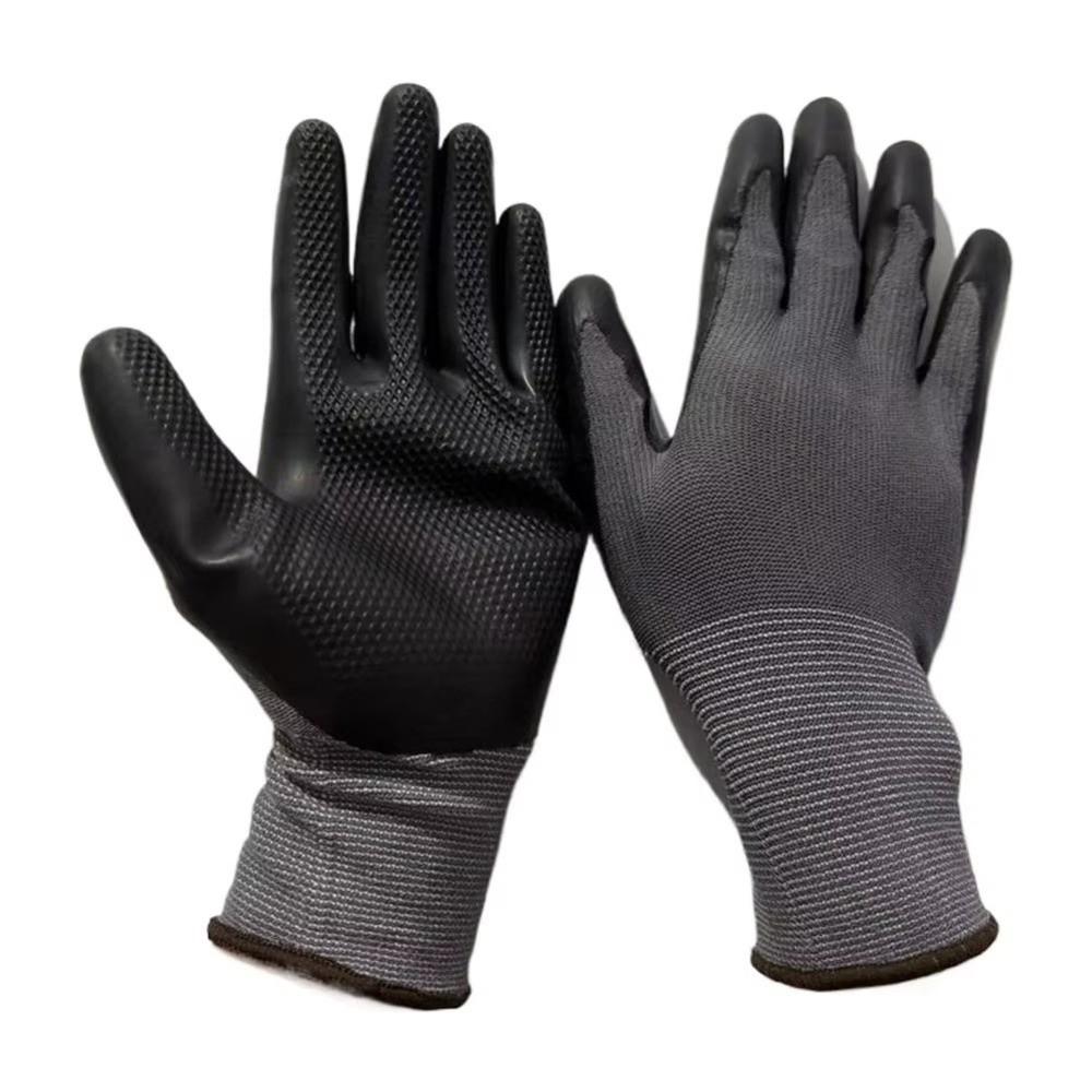 Latex Foam Gardening Gloves Breathable Material Rubber Gloves Durable Latex Gloves General Purpose