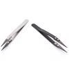 Ceramic Tipped Stainless Steel Tweezers Fine Pointed Tip Heat Resistant