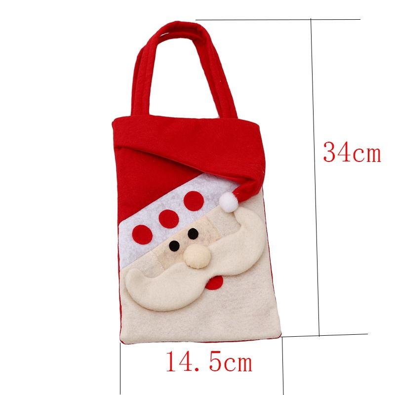 Santa Claus Snowman Elk Penguin Christmas Candy Gift Bags