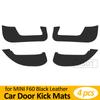Car Door Anti Kick Mat Leather Carbon Fiber Sticker For BMW MINI Cooper F54 F55 F56 F57 F60 R56 R60 Car Accessories