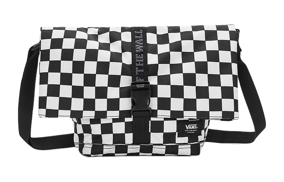 Vans Полиэстеровая Сумка-мессенджер, Сумка на плечо, Сумка через плечо Обычная Унисекс Черно-белая VN0002MVBPZ
