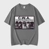 CWA Nejnebezpečnější skupina na světě Vtipné kočičí meme Grafická trička Módní Vintage Tričko s krátkým rukávem Unisex Bavlněná trička