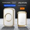 Smart Wireless Doorbell Self-Powered, Battery-Free, Waterproof, Long-Range with Elderly Friendly Caller