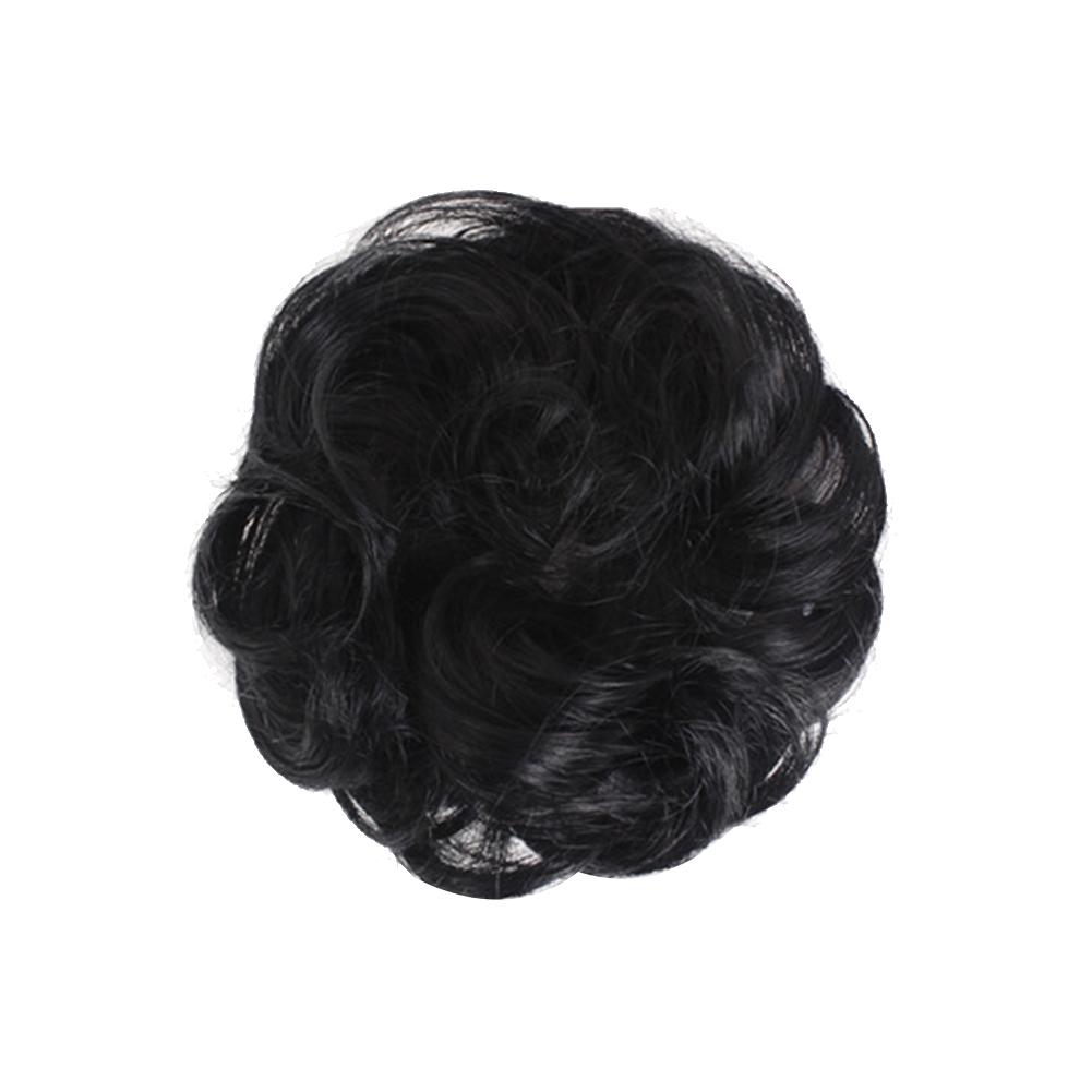 Elastic Chignon Curly Messy Wavy Hair Bun Extension Hairpiece Wig Scrunchie