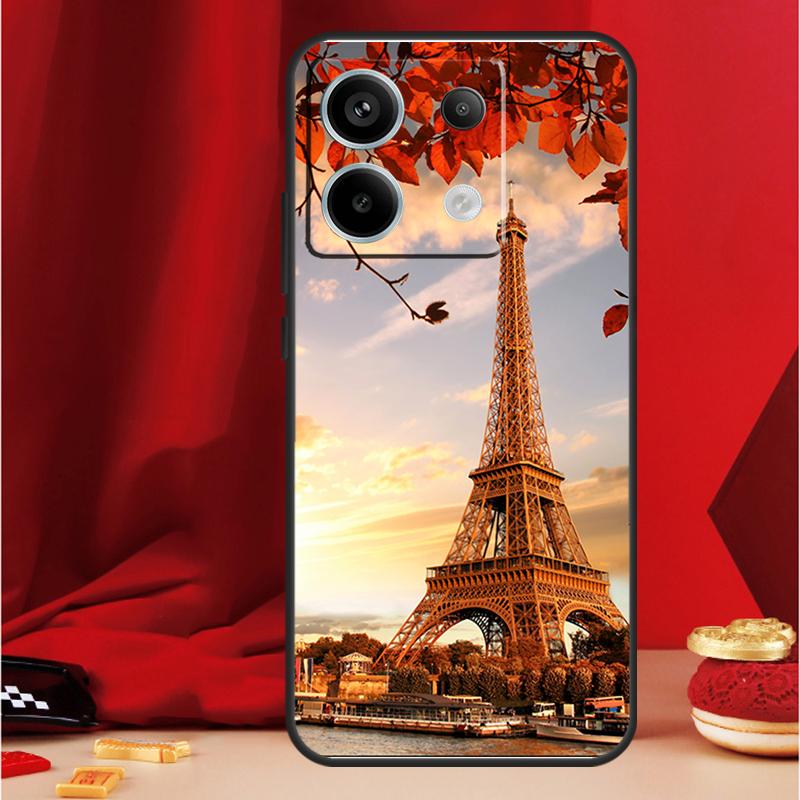 France Paris Eiffel Tower Case For Xiaomi Redmi Note 11 12 13 Pro 8 9 10 Note 12S 11S 10S 9S Redmi 13C 10C 12C Cover
