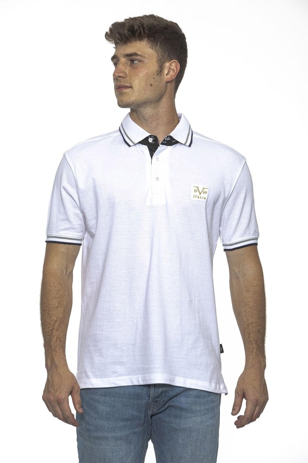 Buy 19V69 Italia By Versace 1969 Mens Polo White RETRO WHITE at affordable  prices — free shipping, real reviews with photos — Joom
