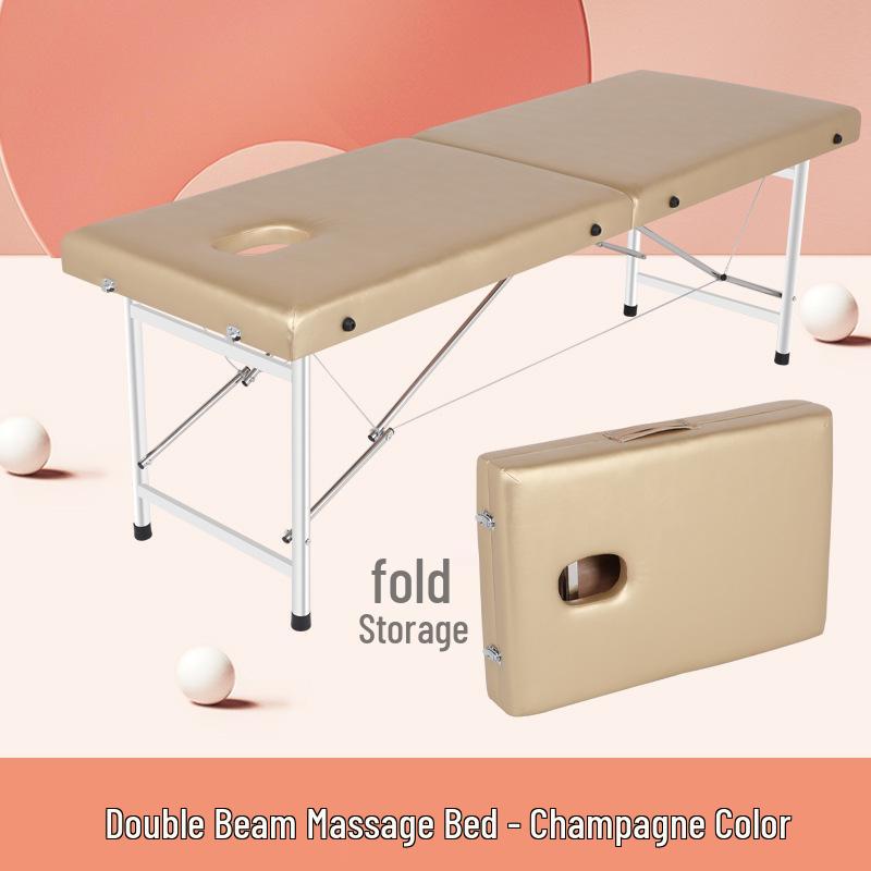 Foldable Portable Massage and Beauty Bed for Therapy & Tattoos