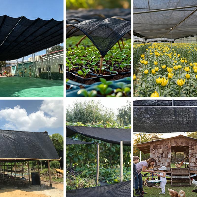 Sunshade Net 75% Uv Protection Durable Thicker High Density Eco-Friendly Material Available For Travel Picnics And Pools