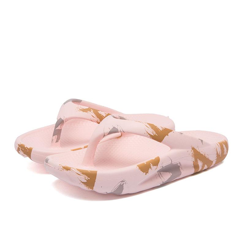 EVA Thong Platform Flip Flops for Women Summer Clip Toe Soft Sole Cloud Slippers Woman Thick Bottom Non Slip Beach Sandals Pink