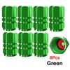 AUTCOAT Aluminum Alloy Car Wheel Tire Valve Caps Tyre Rim Stem Covers Car Dustproof Tire Cap For Cars Motorcycles Trucks Bikes Stem Caps1