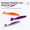 BEARKING New Arrival 50mm 60mm Soft Bait Fishing Lure Artificial Bait Silicone Worm Shad Needfish Saltwater Bass Crappie Grub