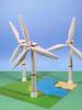 Hochwertige Bausteine Windmühlen-Szene Montage Windkrafterzeugung Modell Einheit Modell MOC Technische Bausteine