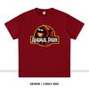 Animal Park Men's T-Shirt 100% Cotton Oversized Wildlife Graphic Tees for Men Jungle Adventure Nature Lover Top